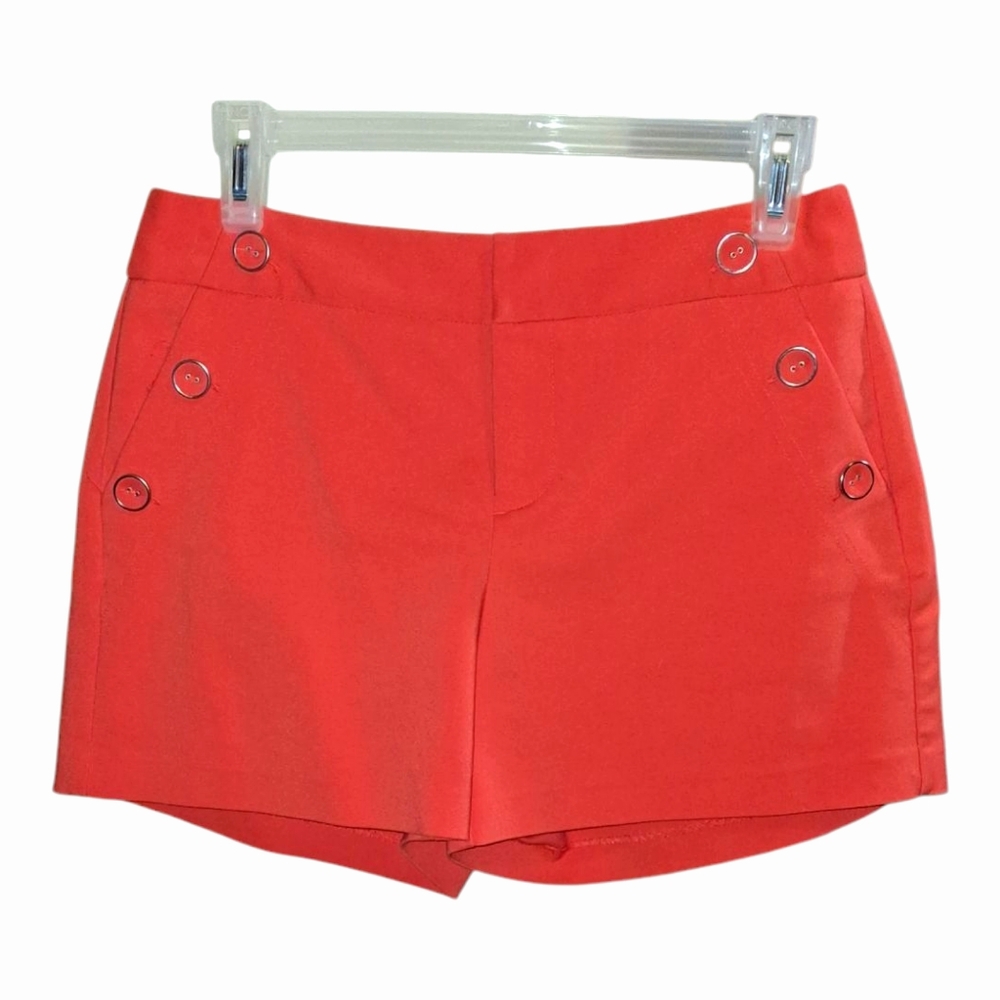 Elle Red Skorts with Tailored Design